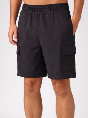 Layer 8 Men’s Cargo Shorts Small Black Quick Dry Athletic NWT(A245)✨